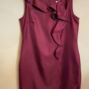 Gorgeous Burgundy dress from Banana Republic.